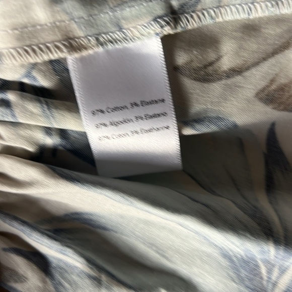 Autumn Adeigbo Catira Top Blue Palm Print Size 6 Ankara African NWT - Picture 9 of 15